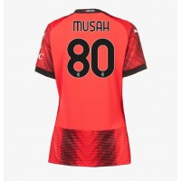 AC Milan Yunus Musah #80 Hemmatröja Dam 2023-24 Kortärmad